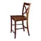 International Concepts Vineyard Counter Height Stool, 24" Seat Height, Espresso S581-142 - alternate 2